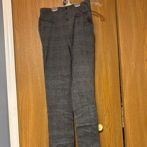 Gray Plaid Trousers